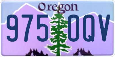OR license plate 975OQV