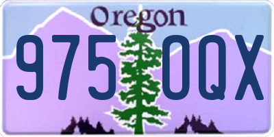 OR license plate 975OQX