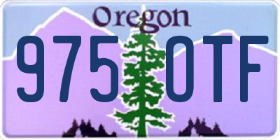 OR license plate 975OTF