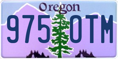 OR license plate 975OTM