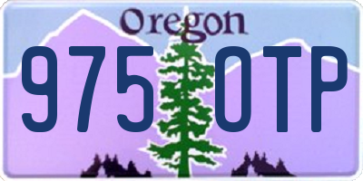 OR license plate 975OTP
