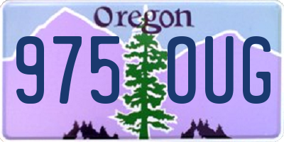 OR license plate 975OUG
