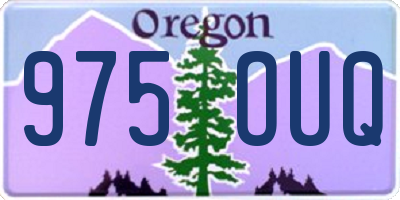 OR license plate 975OUQ