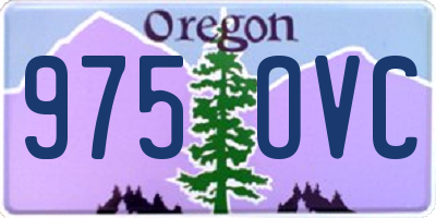 OR license plate 975OVC