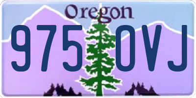 OR license plate 975OVJ