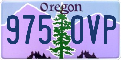 OR license plate 975OVP