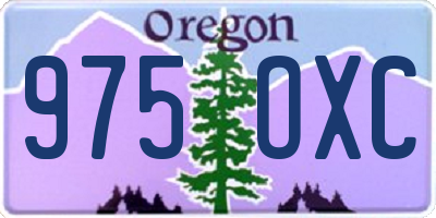 OR license plate 975OXC