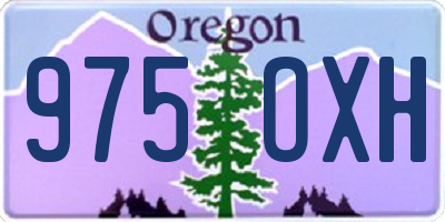 OR license plate 975OXH