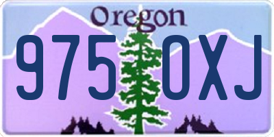 OR license plate 975OXJ