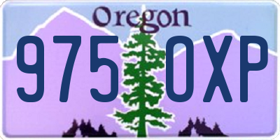 OR license plate 975OXP