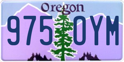 OR license plate 975OYM