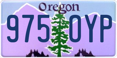 OR license plate 975OYP