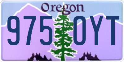 OR license plate 975OYT