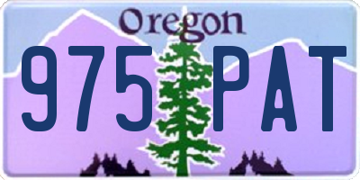 OR license plate 975PAT