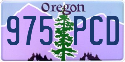 OR license plate 975PCD