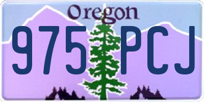 OR license plate 975PCJ
