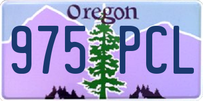 OR license plate 975PCL