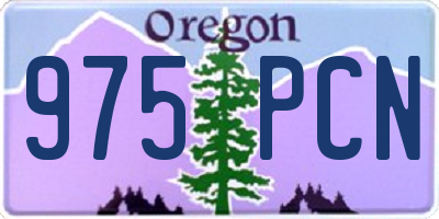 OR license plate 975PCN
