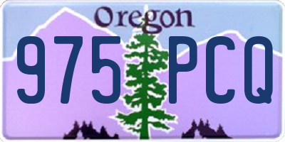 OR license plate 975PCQ
