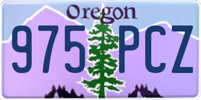 OR license plate 975PCZ