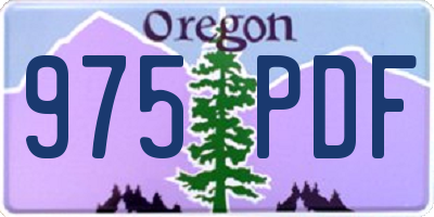 OR license plate 975PDF