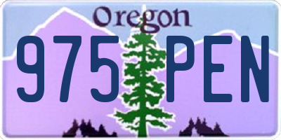 OR license plate 975PEN