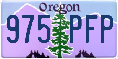 OR license plate 975PFP
