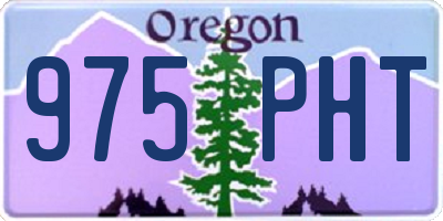 OR license plate 975PHT
