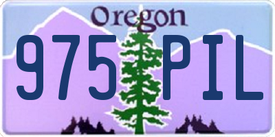 OR license plate 975PIL