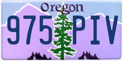 OR license plate 975PIV