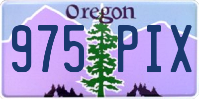 OR license plate 975PIX