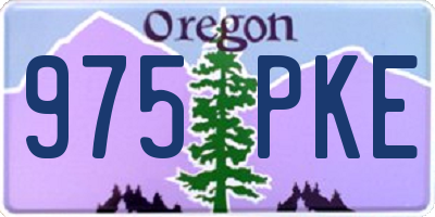 OR license plate 975PKE