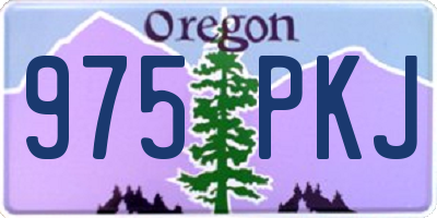 OR license plate 975PKJ