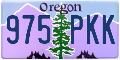 OR license plate 975PKK