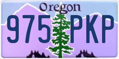 OR license plate 975PKP