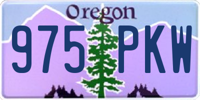 OR license plate 975PKW