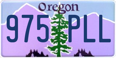 OR license plate 975PLL