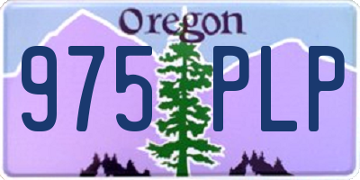 OR license plate 975PLP