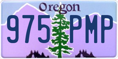 OR license plate 975PMP