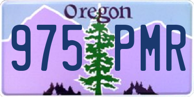 OR license plate 975PMR