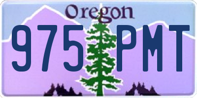 OR license plate 975PMT