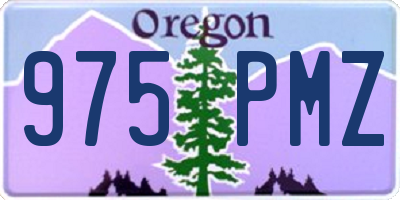OR license plate 975PMZ
