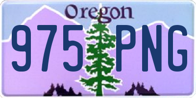 OR license plate 975PNG