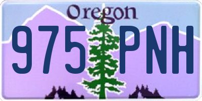 OR license plate 975PNH