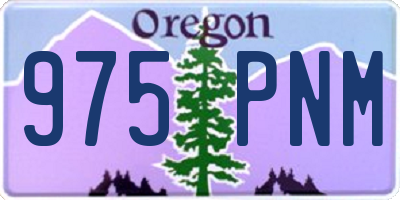 OR license plate 975PNM
