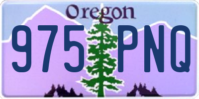 OR license plate 975PNQ