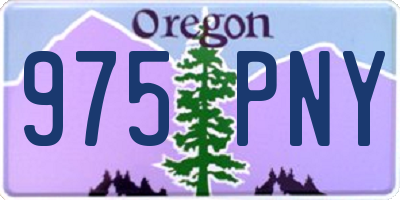 OR license plate 975PNY