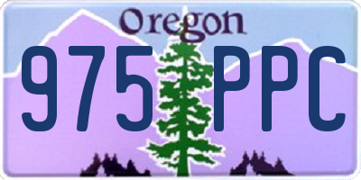 OR license plate 975PPC