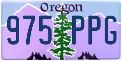 OR license plate 975PPG