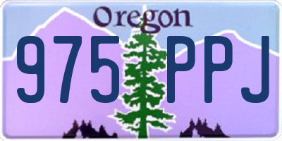 OR license plate 975PPJ